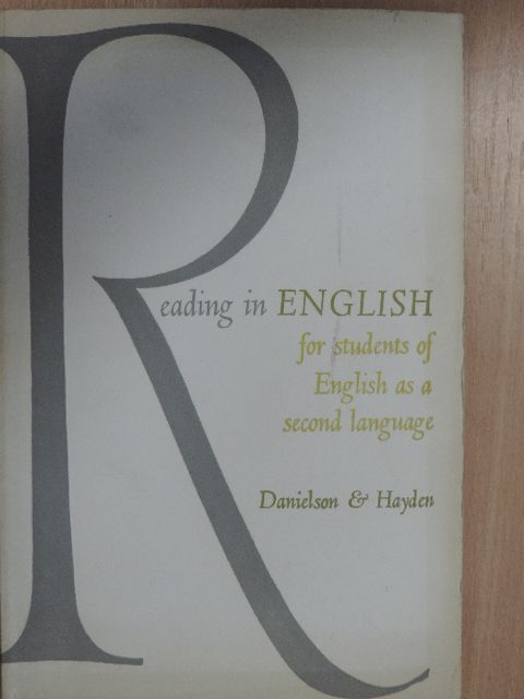 Dorothy Danielson - Reading in English [antikvár]