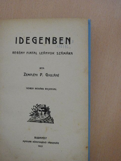 Zempléni P. Gyuláné - Idegenben [antikvár]