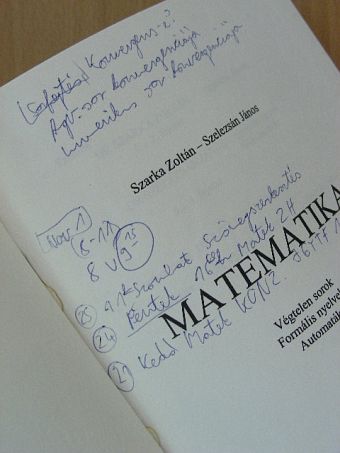 Dr. Szarka Zoltán - Matematika I/3. [antikvár]