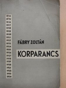 Fábry Zoltán - Korparancs [antikvár]