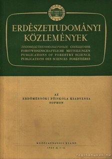 Pankotai Gábor - Erdészettudományi Közlemények 1960 1-2 [antikvár]