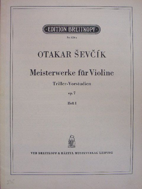 Otakar Sevcik - Meisterwerke für Violine Heft I. [antikvár]