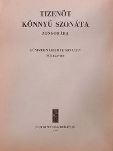 Tizenöt könnyű szonáta zongorára [antikvár]