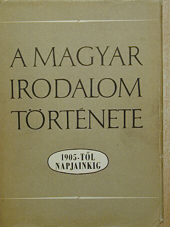 Béládi Miklós - A magyar irodalom története 1905-től napjainkig [antikvár]