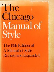 The Chicago Manual of Style [antikvár]