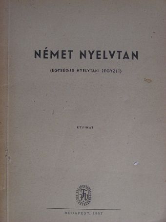 Somogyi Béla - Német nyelvtan [antikvár]