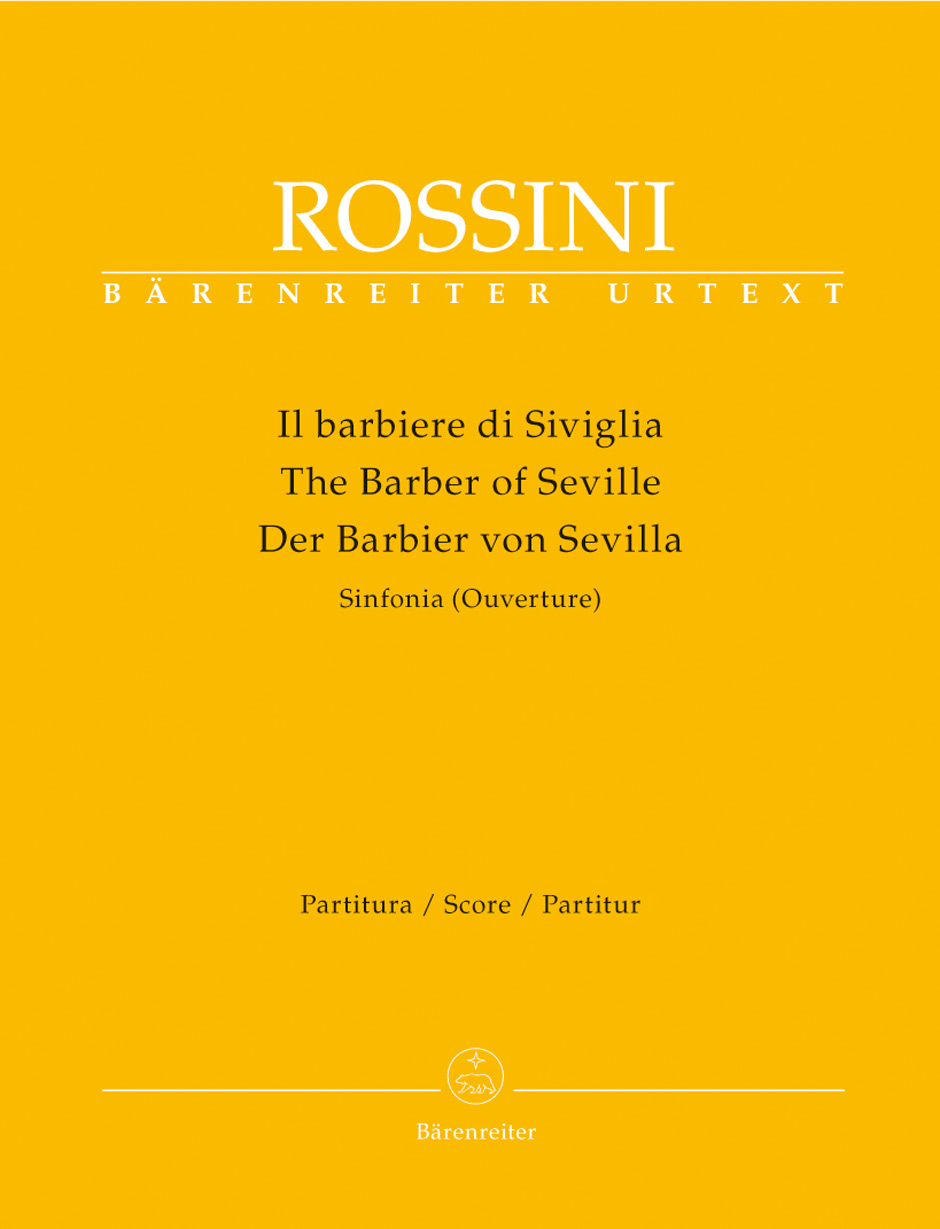 ROSSINI - IL BARBIERE DI SIVIGLIA. SINFONIA (OUVERTURE) PARTITURA