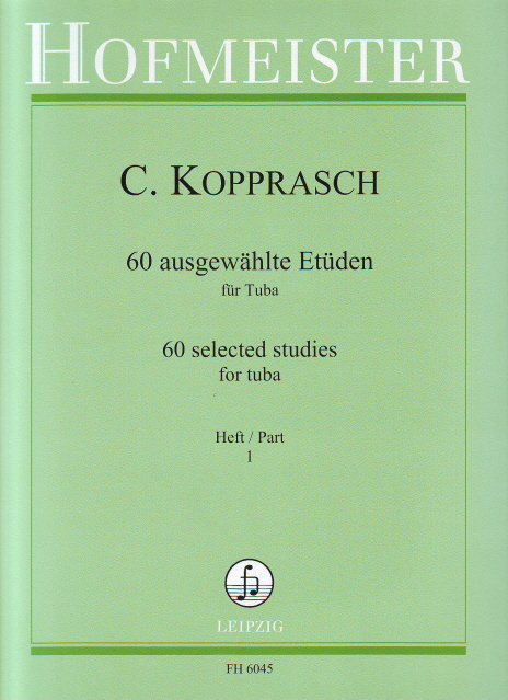 KOPPRASCH, C. - 60 AUSGEWAEHLTE ETÜDEN FÜR TUBA HEFT 1