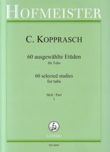 KOPPRASCH, C. - 60 AUSGEWAEHLTE ETÜDEN FÜR TUBA HEFT 1
