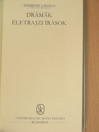 Németh László - Németh László válogatott művei III. (töredék) [antikvár]
