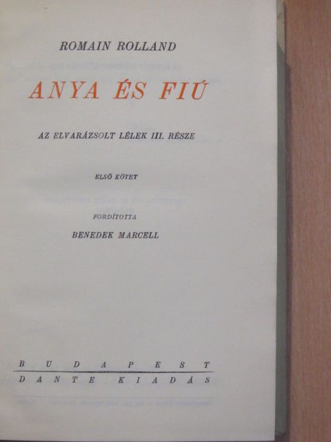 Romain Rolland - Az elvarázsolt lélek III/1-2. [antikvár]