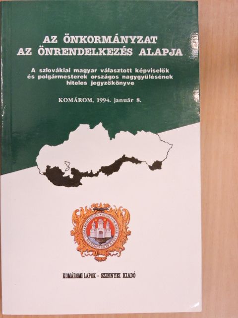 Ádám Péter - Az önkormányzat az önrendelkezés alapja [antikvár]