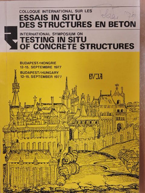 Korda J. - Colloque International sur les essais in situ des structures en beton III./International Symposium on Testing in Situ of Concrete Structures III. [antikvár]