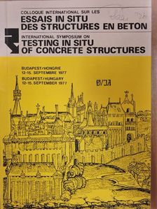Korda J. - Colloque International sur les essais in situ des structures en beton III./International Symposium on Testing in Situ of Concrete Structures III. [antikvár]