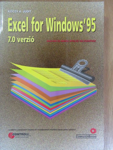 Kóczy A. Judit - Excel for Windows '95 [antikvár]