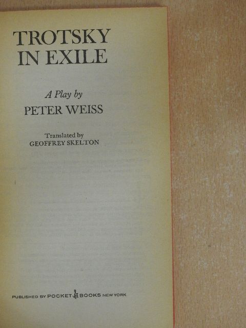 Peter Weiss - Trotsky in Exile [antikvár]