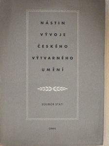 Nástin vyvoje ceského vytvarného umení [antikvár]