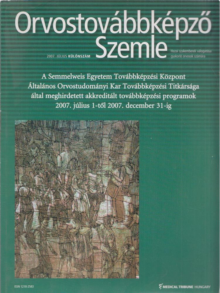 Orvostovábbképző Szemle 2007. július [antikvár]