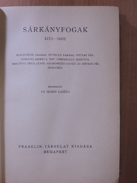 Baranyai Decsi János - Erdély öröksége II. [antikvár]