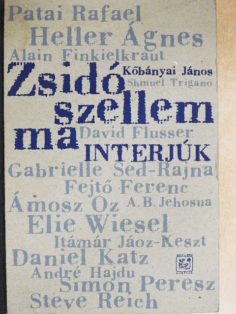 Kőbányai János - Zsidó szellem ma [antikvár]