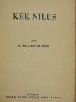 Ifj. Hegedüs Sándor - Kék Nilus [antikvár]