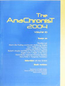 Alan Sinfield - The AnaChronist 2004 [antikvár]