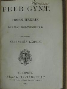 Henrik Ibsen - Peer Gynt [antikvár]