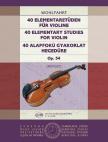 WOHLFAHRT,FRANZ - 40 ALAPFOKÚ GYAKORLAT HEGEDŰRE OP.54