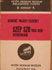Kendéné Palágyi Erzsébet - Szép szó 1936-1939 [antikvár]