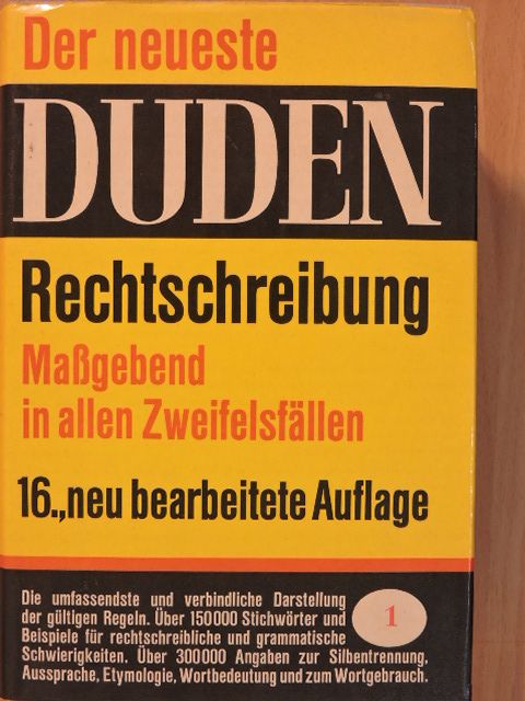 Der neueste Duden 1 [antikvár]