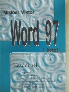 Miklósi Viktor - Word 97 I. [antikvár]