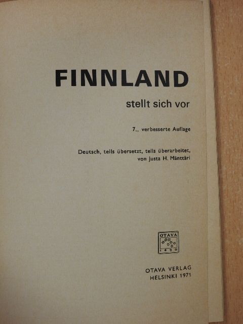 Finnland stellt sich vor [antikvár]