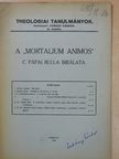 Csikesz Sándor - A "Mortalium Animos" c. pápai bulla birálata [antikvár]