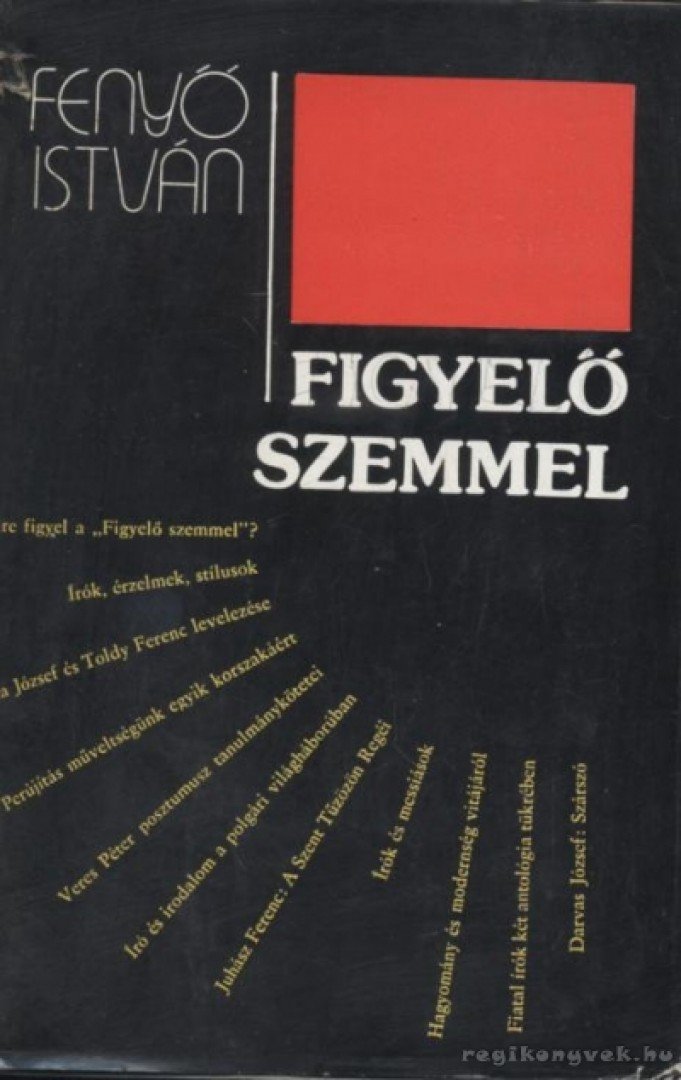 Fenyo István - Figyelő szemmel [antikvár]