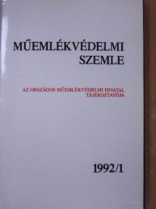Arnóth Ádám - Műemlékvédelmi szemle 1992/1-2. [antikvár]