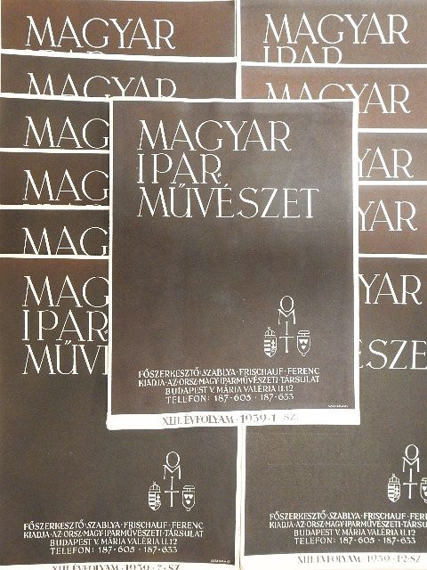 Dr. Ujvári Béla - Magyar Iparművészet 1939/1-12. [antikvár]