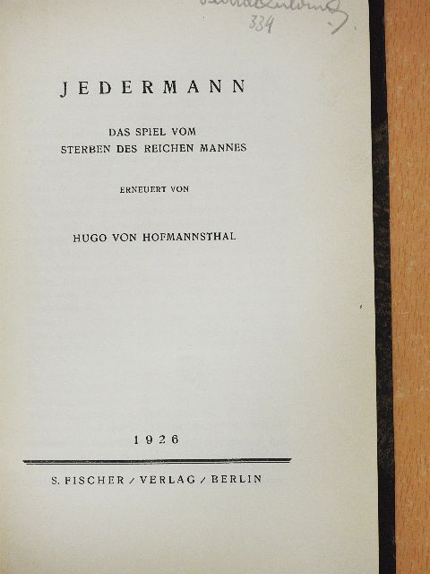 Jedermann [antikvár]