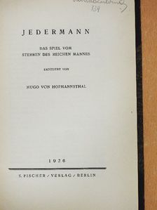Jedermann [antikvár]