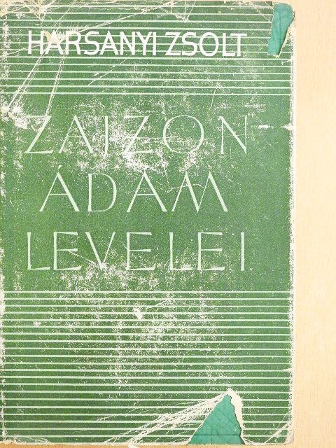 Harsányi Zsolt - Zajzon Ádám levelei [antikvár]