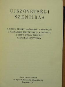 Dr. Szörényi Andor - Újszövetségi szentírás [antikvár]