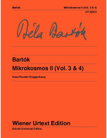 Bartók Béla - MIKROKOSMOS II (VOL. 3 & 4) KUBE / REUTTER / ROGGENKAMP