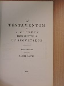 Új testamentom [antikvár]