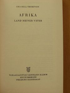 Era Bell Thompson - Afrika [antikvár]