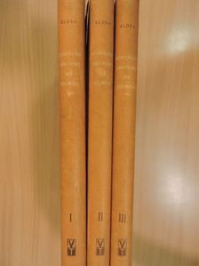 Dr. Josef Klosa - Entwicklung und Chemie der Heilmittel I-III. [antikvár]