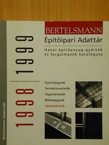 Bertelsmann - Építőipari adattár 1998/1999 [antikvár]