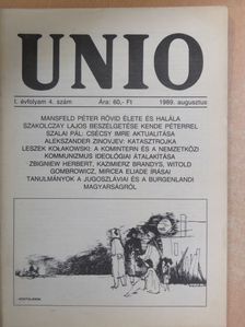 A. Sajti Enikő - Unio 1989. augusztus [antikvár]