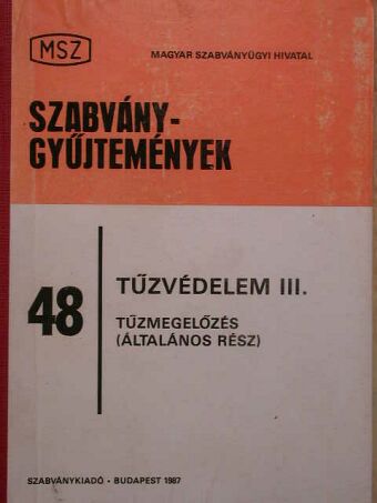 Tűzvédelem III. [antikvár]