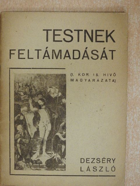 Dezséry László - ...Testnek feltámadását... [antikvár]