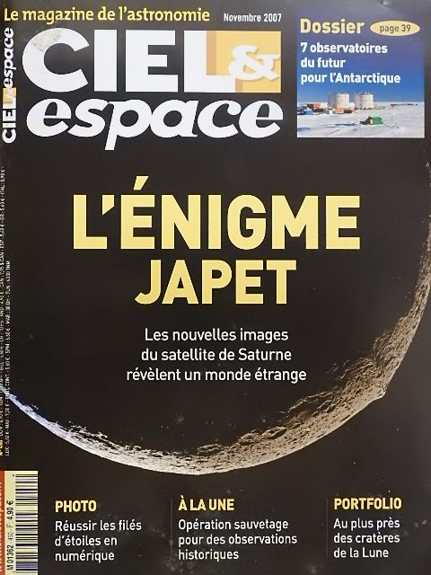 Ciel & Espace novembre 2007 [antikvár]