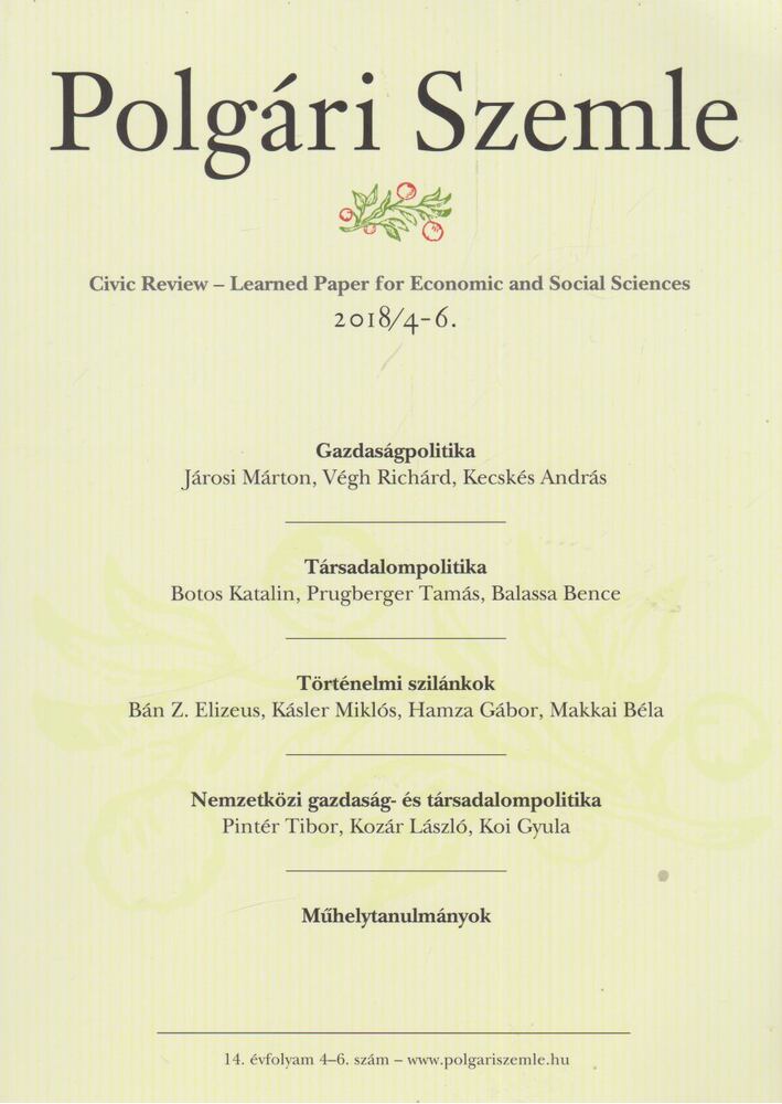 dr. Lentner Csaba - Polgári Szemle 2018/4-6. [antikvár]